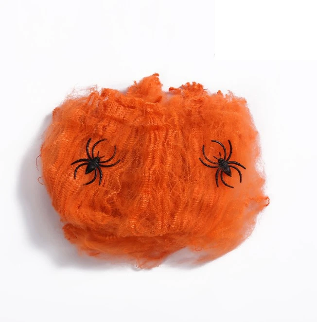 2023 Halloween Party Spider Web with Spiders Halloween Decoration
