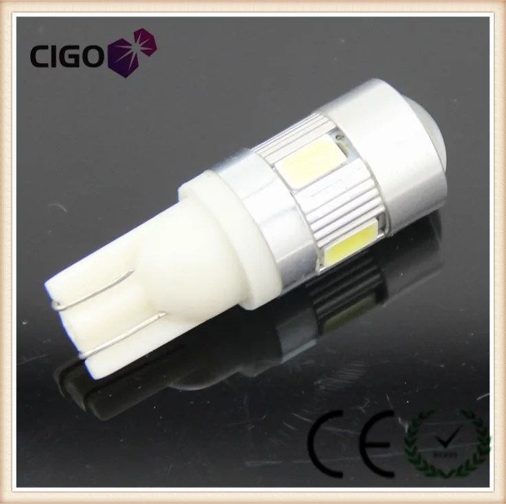 wholesale 6 surface t10 w5w 5630 led car lighting 12v