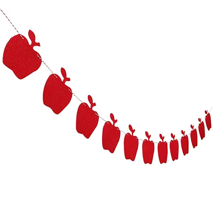 Happy Birthday Felt Banner felt hanging flags birthday banner