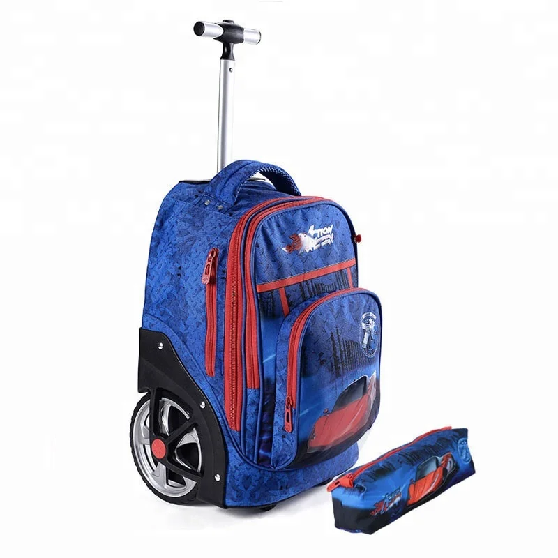 School Backpack on wheel