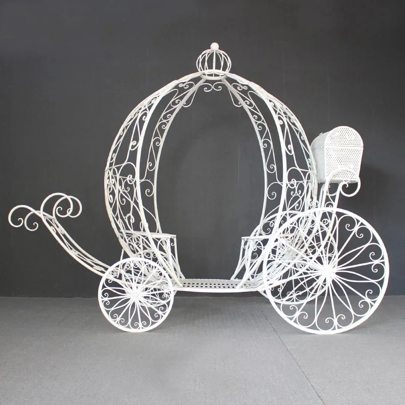 Фон для студийной фотосъемки с изображением весенней железной тыквы кареты Золушки садовые Свадебные украшения