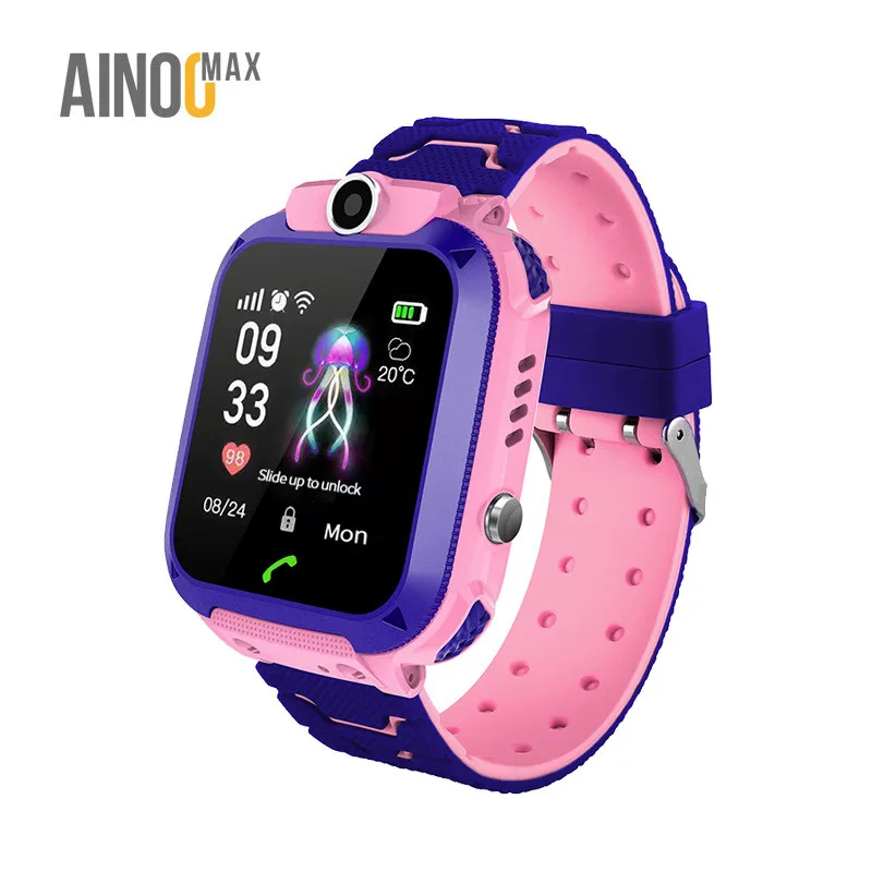 AinooMax L334 reloj watches cheap children tracker smart phone smartwatch q12 gps kids watch for kids children baby without gps