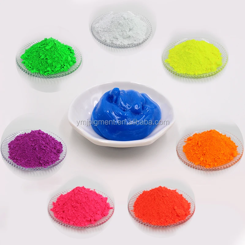 
12 Colors Solvent-based Water-based Neon Powder Fluorescent Pigment for Paint/Resin/Slime/Toy/Plastic 