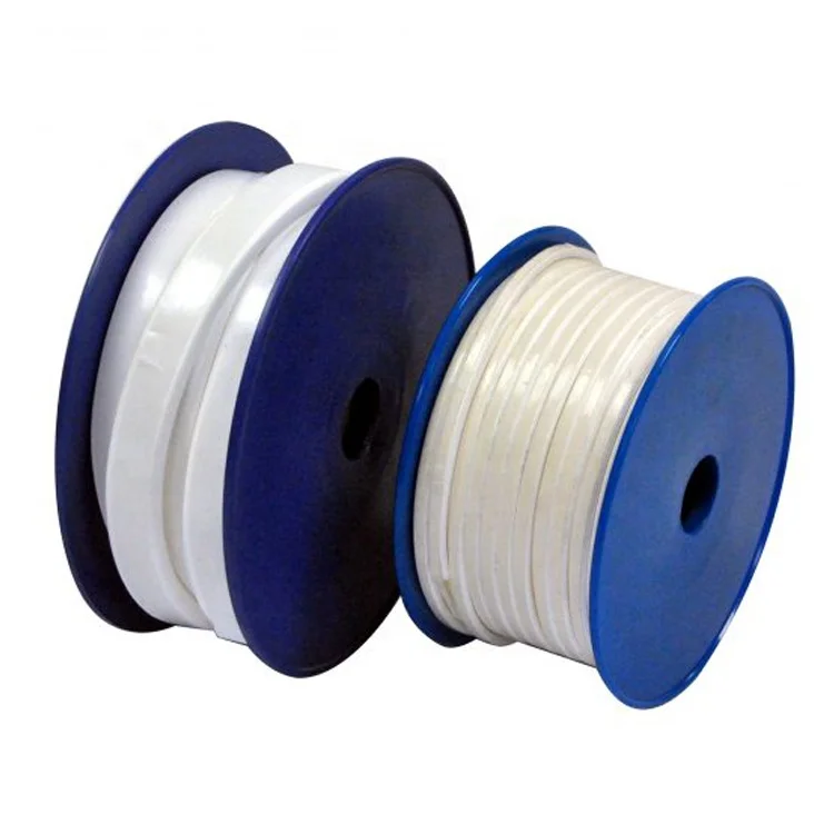 White 3mm 5mm 7mm Thickness Expanded PTFE Tape