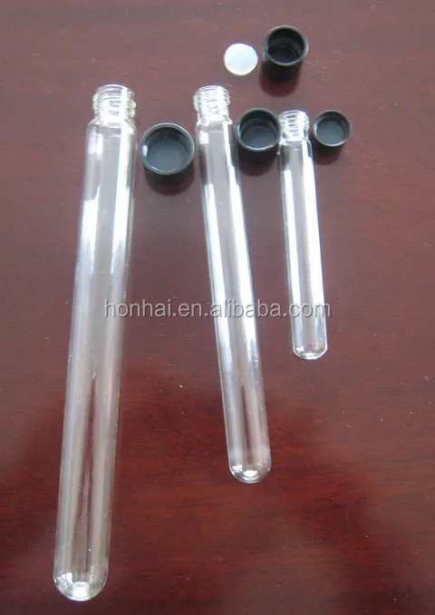 borosilicate threaded culture tube with phenolic cap
