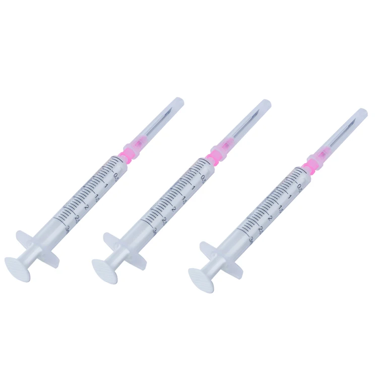 Latex Free Plastic Medical Disposable 2 Parts Syringe