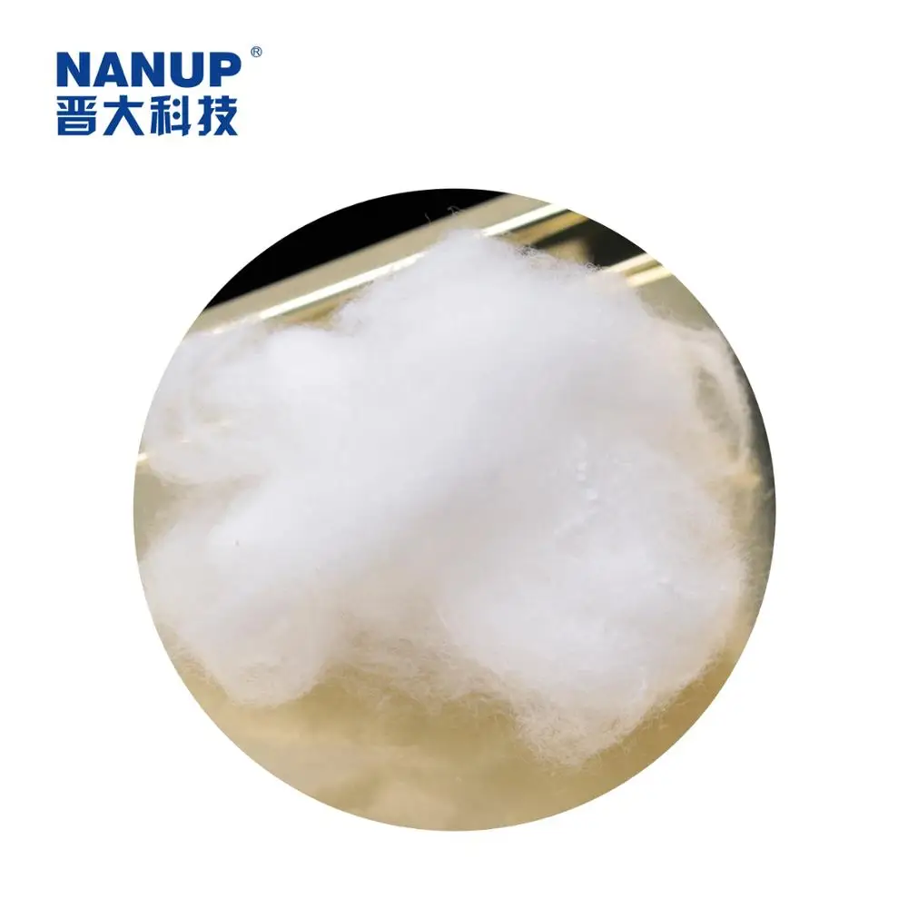 
Antibacterial Yarn Nano Silver Ion Antibacterial Virgin Polyester Staple Fiber For Home Textile 