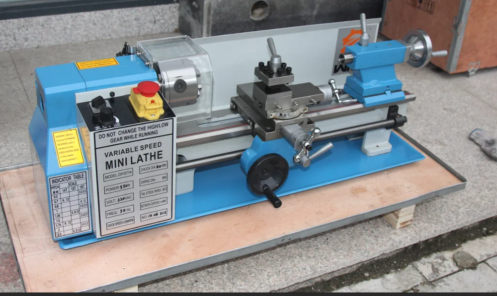 Ручной Мини-токарный станок DIY0714 7 '* 14' для хобби и обучения