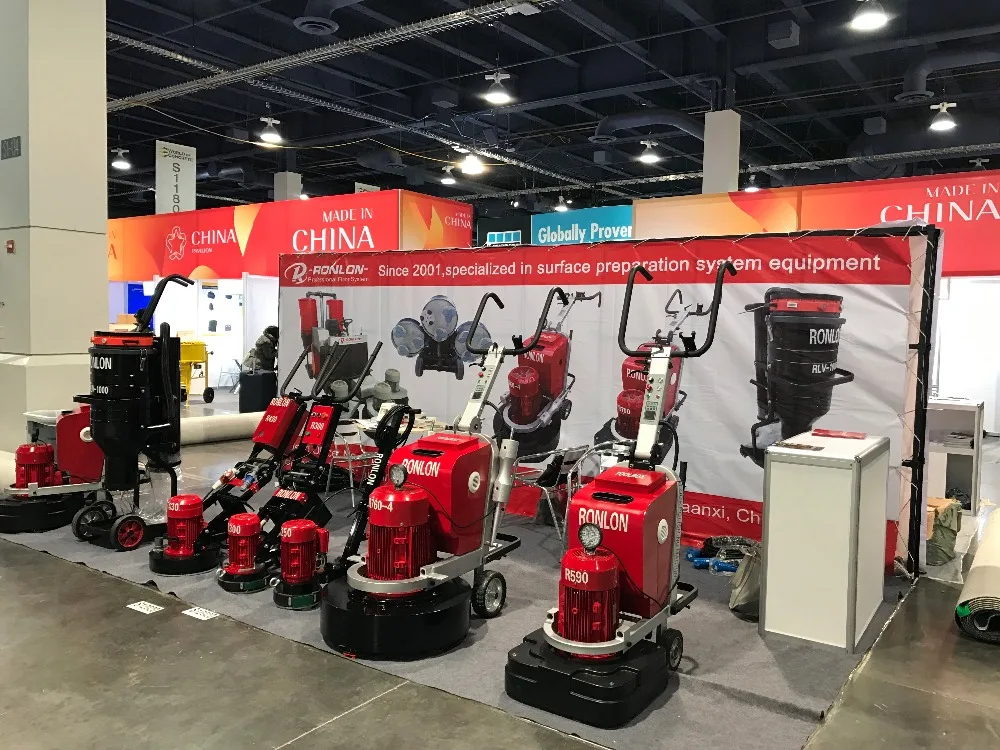 Fully stocked metal material universal concrete surface grinder