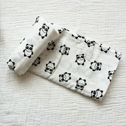 Factory custom Amazon hot sale organic cotton baby muslin swaddle blankets