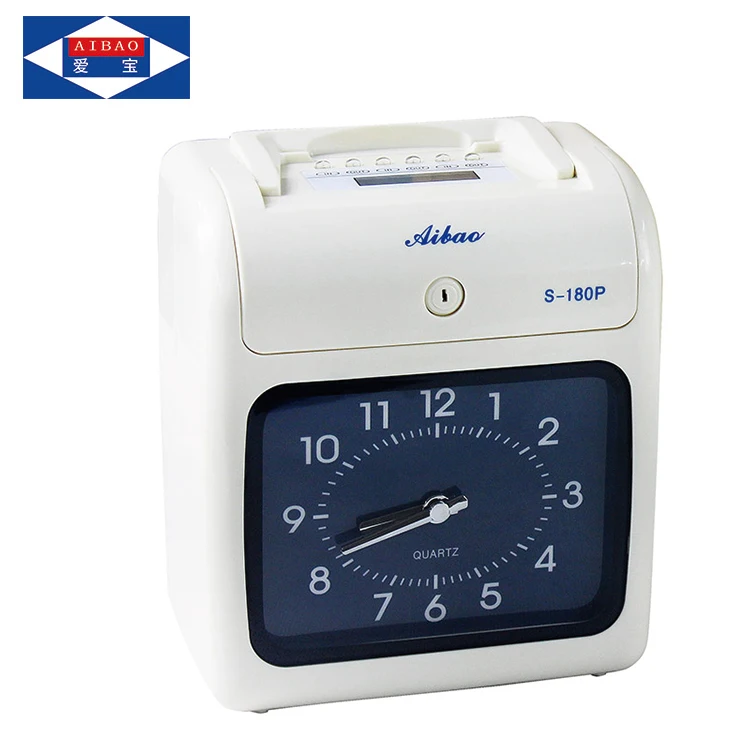 office punch card time record attendance machine