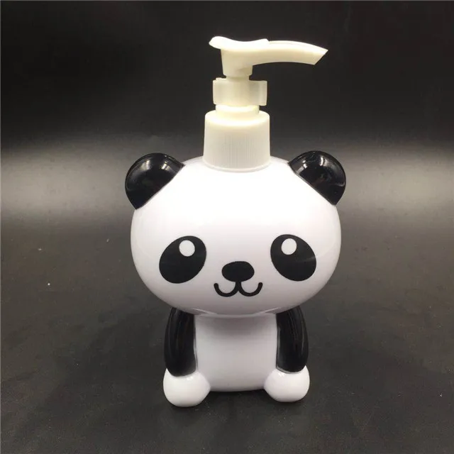 Animal type cartoon plastic lotion bottle with pump spray for shampoo or cleaning and washing