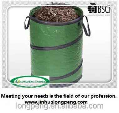 Spring Garden Waste Bin,Trash can,Garden collapsible bucket