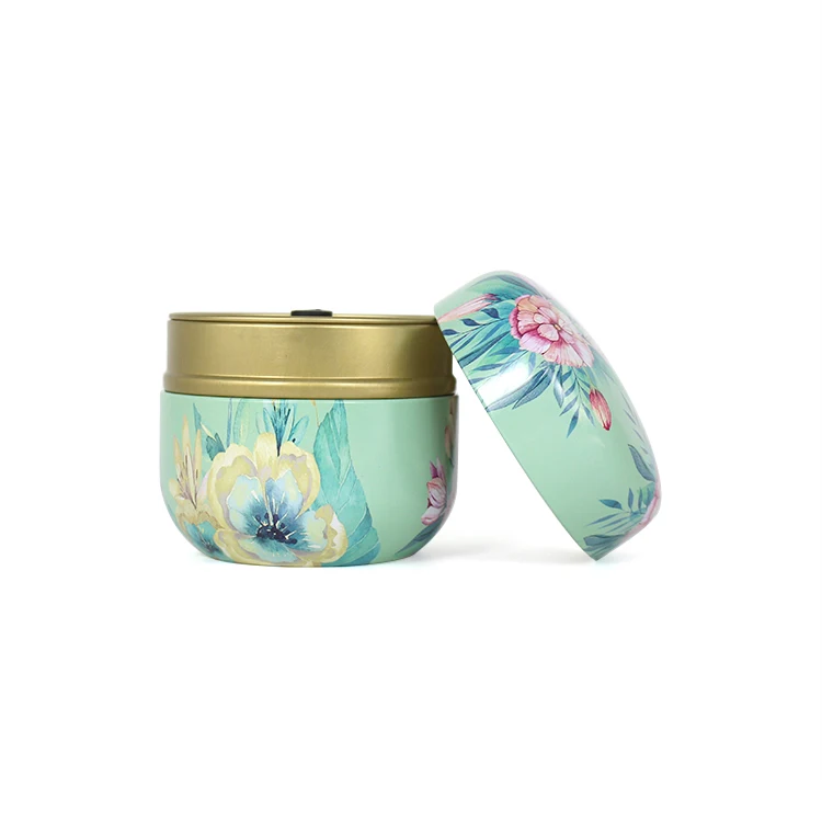 Double lid capsule cans Creative candy box Tea tin box package