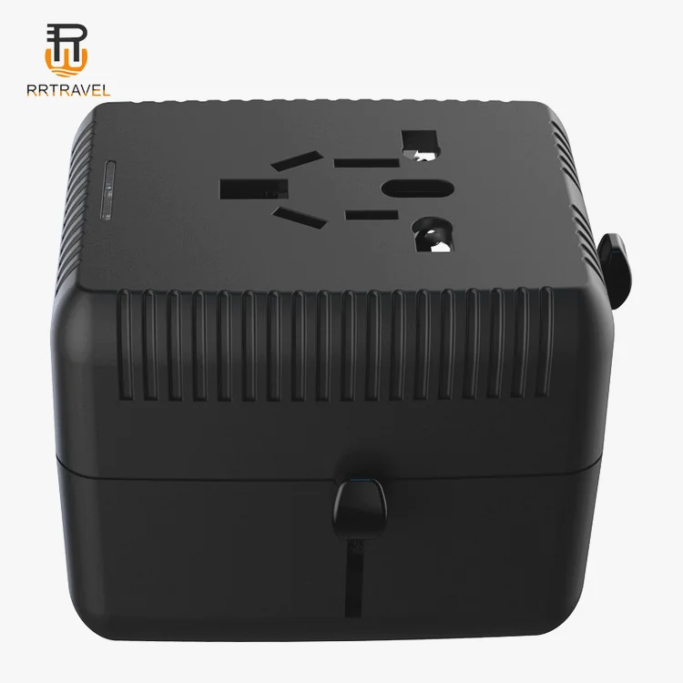 
Universal Travel USB Power Adapter With 4 Plugs All in One for US UK AUS 