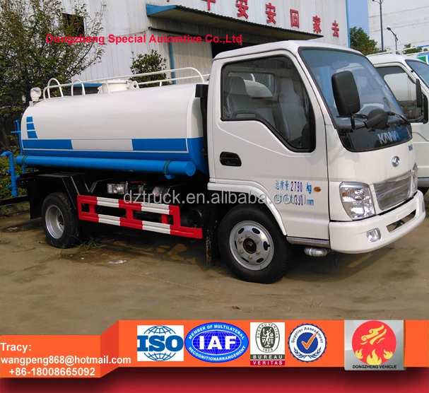 Малый поливочный Автоцистерна KAMA 3-4tos для воды на продажу