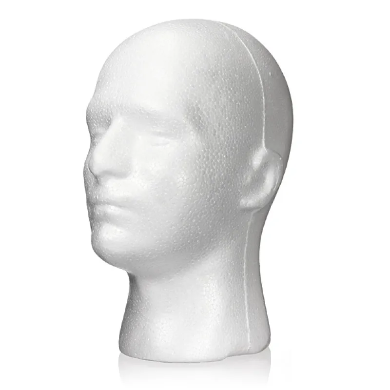 foam head mannequin for display