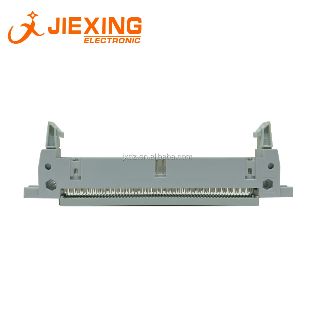 
2.54mm IDC Connector With Lock DS1012-64LMN2AB DC2-64P 64pin 2*32P Male Header Connector Clamped Type Ribbon Cable 