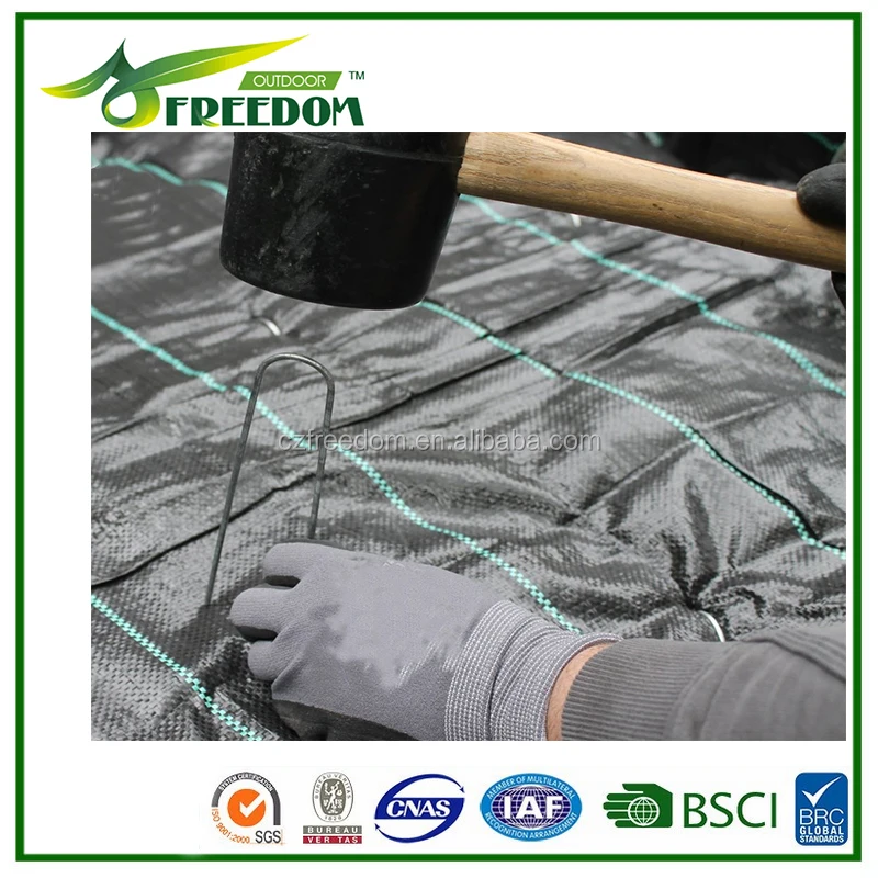 Plastic woven weed mat , PP ground cover ,PP ground mulching netting