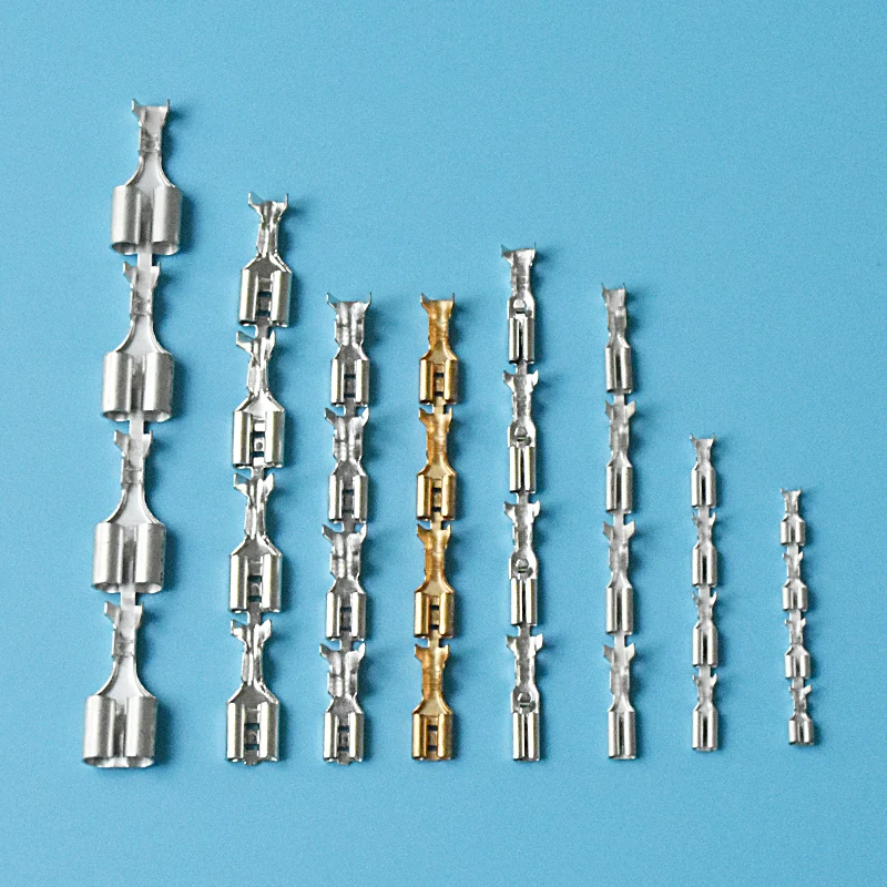 QWT 110 187 205 250 голая обжимной Соединитель с плоскими контактами меди, латуни электрические отключения женский неизолированн