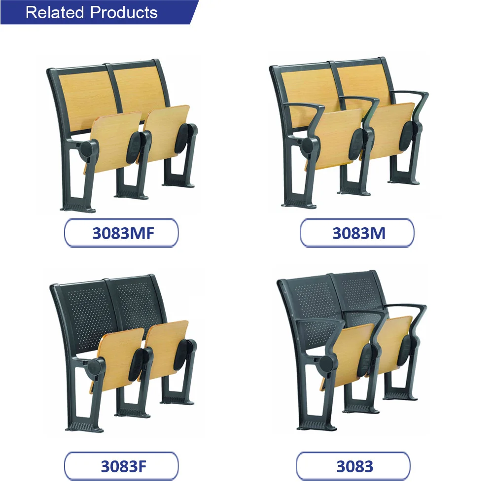 School furniture india college student desk and chair lecture room furniture