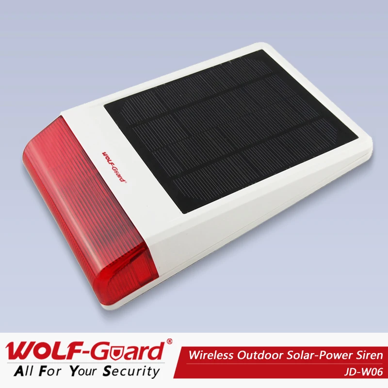 New Wireless solar energy alarm siren from chinese manufacturer