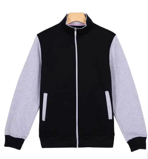 Custom Quality Plain Wool Baseball Varsity Jackets with Leather Sleeves