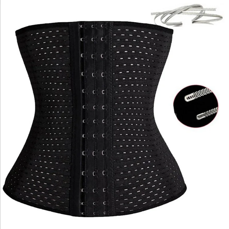 
Cheap Corset Steel Boned Belly Band Waist Body Shaper Women Waist Trainer 