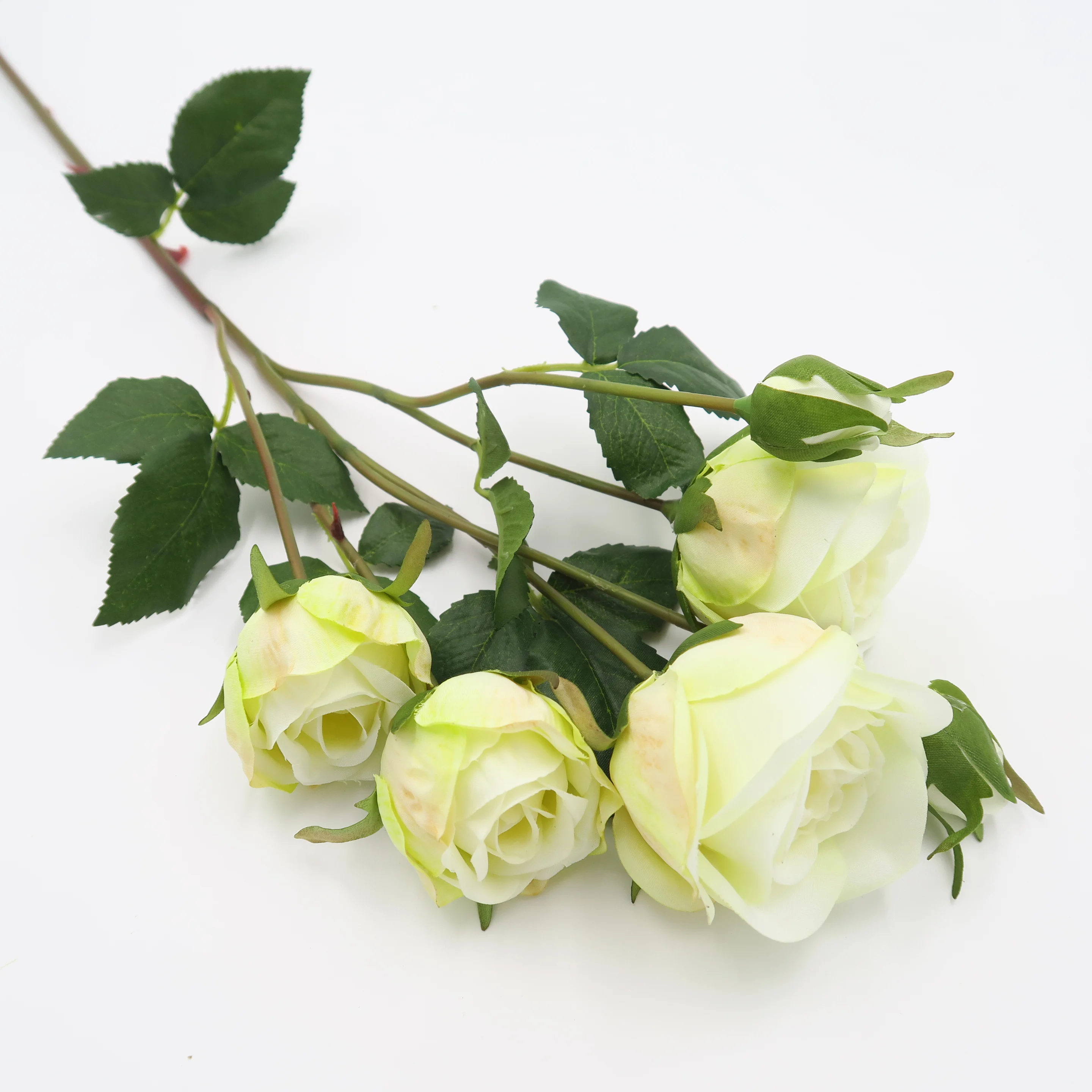 2019 new design Decorative Flower Head with leaves