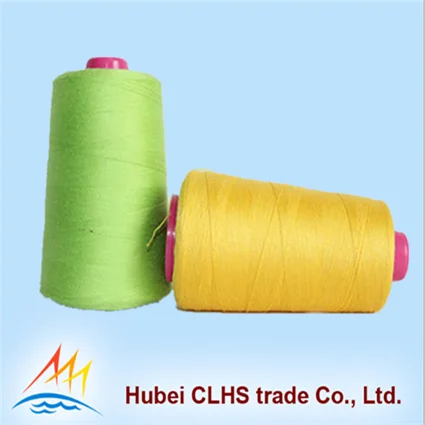 Low Shrinkage 100% Polyester Thread Industrial Multi Colored Sewing Thread 40s/2 On Sale