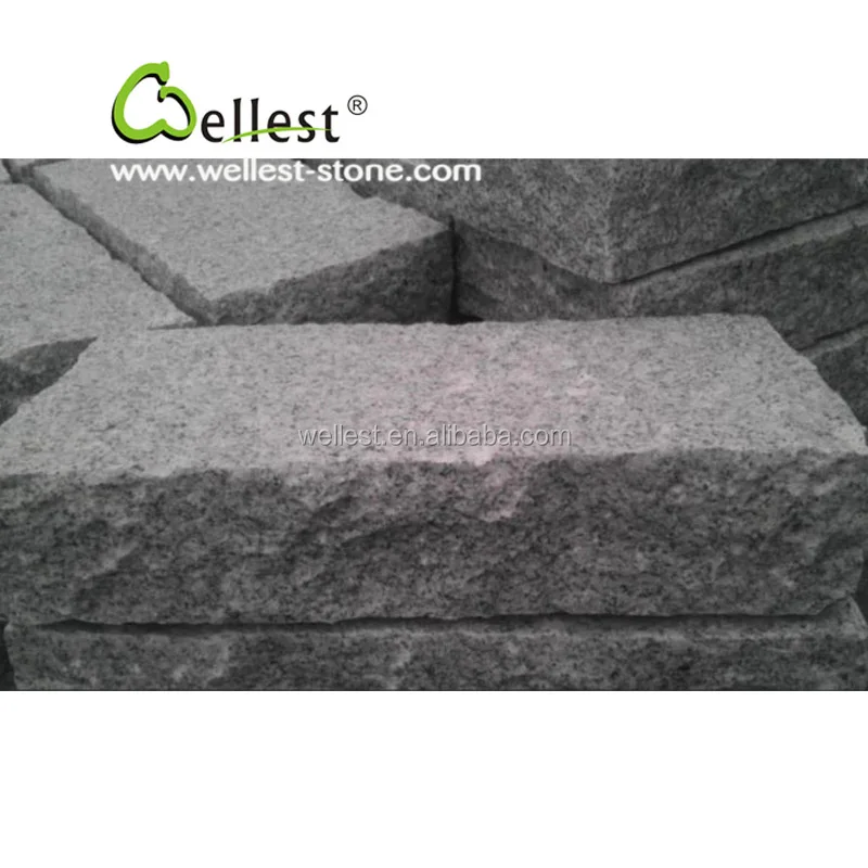 
G603 grey granite Natural stone kerb, road kerb stone sizes 