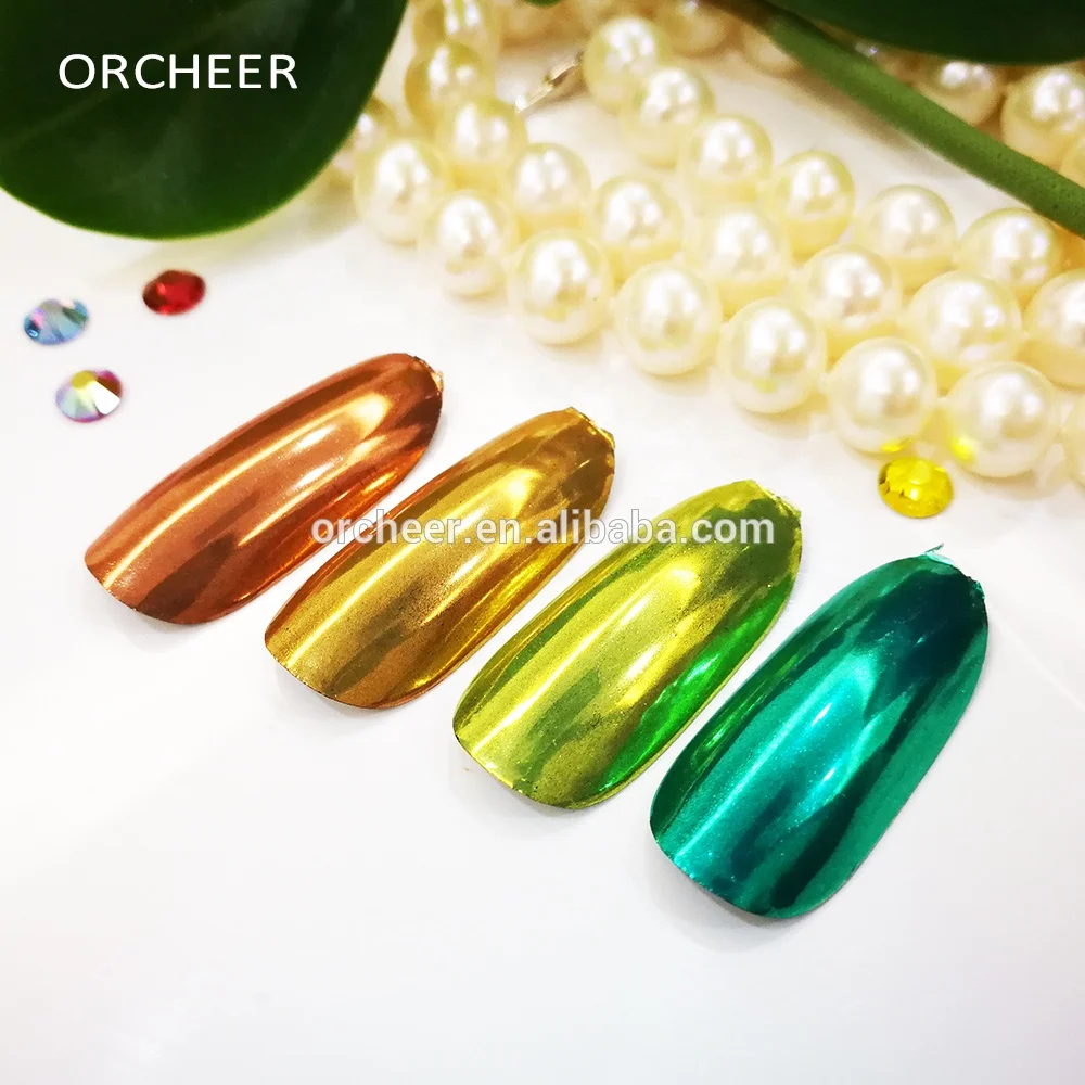 
Magic chrome mirror effect pigment powder for nail art and Manicure 