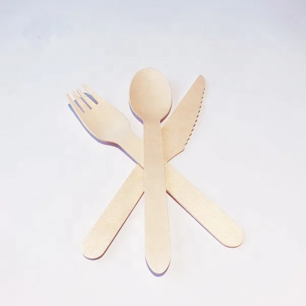 
11cm 14cm 16cm Eco Friendly Adult Size Wooden Cutlery 