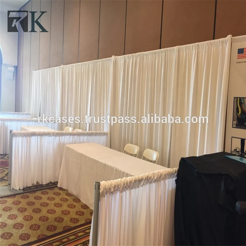 portable exhibition display trade show tent photo booth room divider pipe and drape