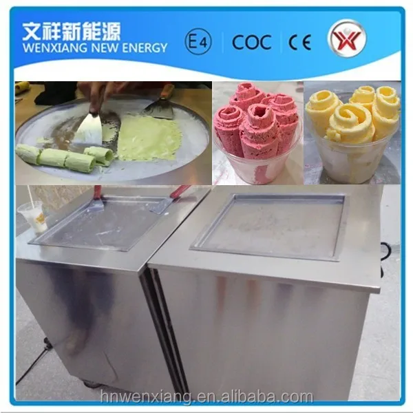 ice cream rolls machine / rolling fried ice cream machine / ice cream roll fryer machine