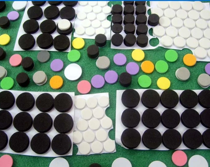 wholesale custom size and shape Die Cutting Self Adhesive EVA Foam material sheet eva foam block