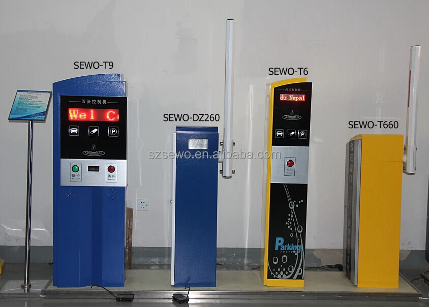 SEWO Self-service Automatic Valet Parking Lot Entrance Tickets Machine for Supermarket Car Parking Management System