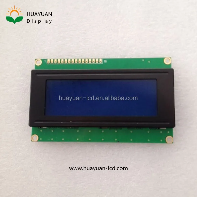 Жк 4 x 20 stn синий / белый из светодиодов