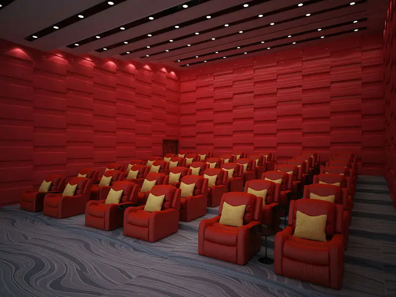 Tianjie Заводские акустические панели для кинотеатра, настенные огнестойкие звукоизоляционные тканевые абсорбционные листы