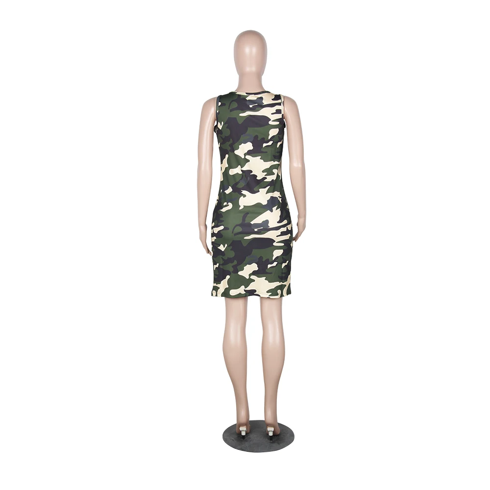 Wholesale Wholesale women army camo camouflage dress MA166