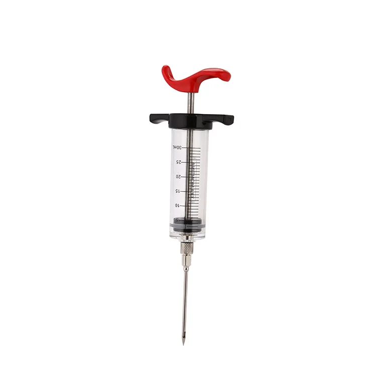 Plastic Meat Kroger Seasoning Syringe Stainless Needle Marinade Sauce Injector