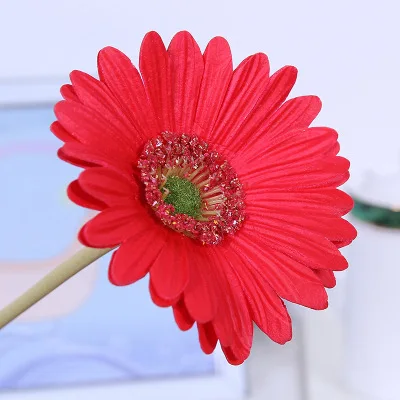 ZERO Silk Hot Seal High Quality Real Touch Single Artificial Gerbera For Home Wedding Office Party Decoration