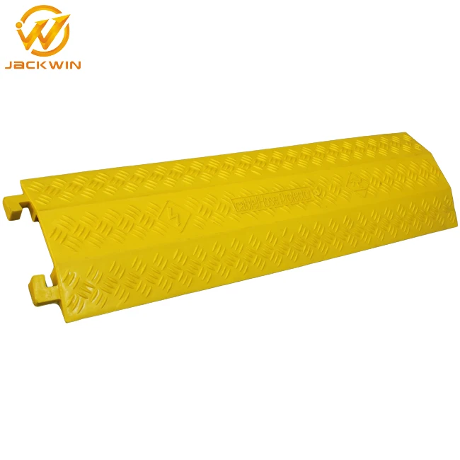 Heavy Duty  Drop Over Cable & Hose Protector Ramp Covers Wires in High Traffic Areas