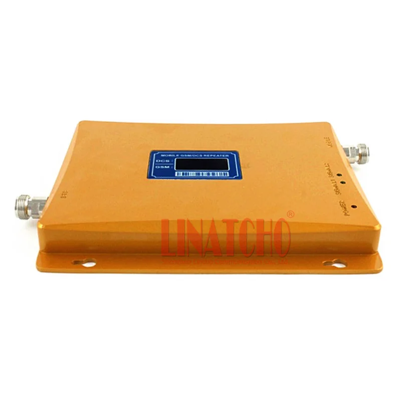 LCD display  cell phone indoor dual band signal repeater gsm booster 900 / 1800