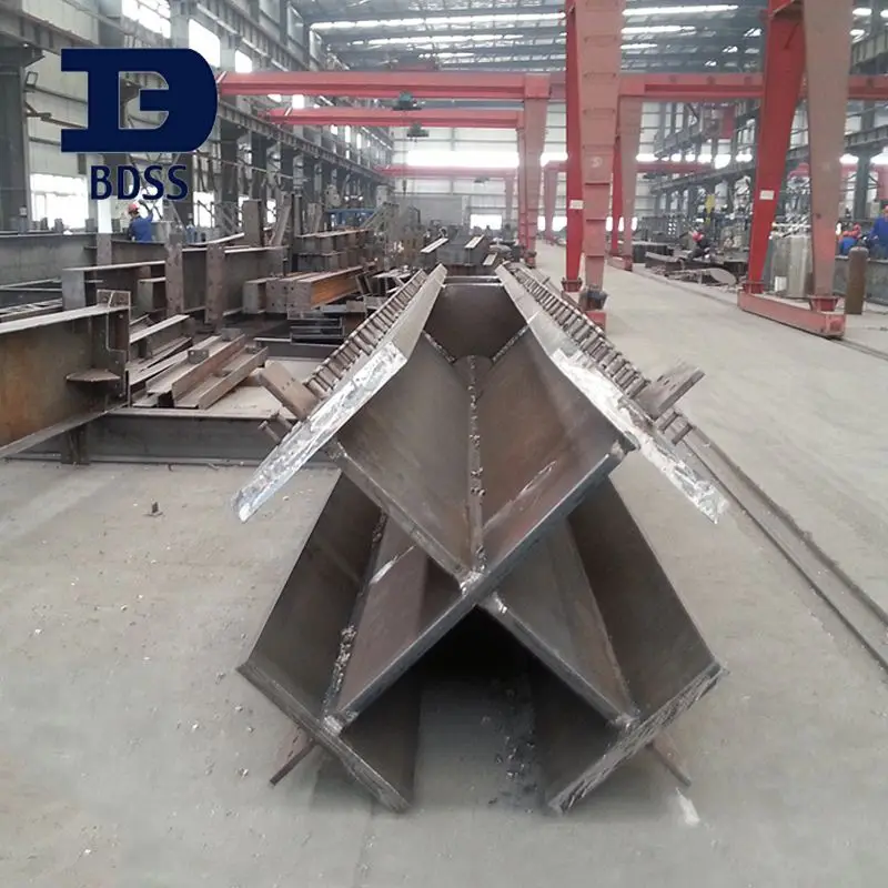 
Prefab Steel Structure Welded H Beam Manufacturer 