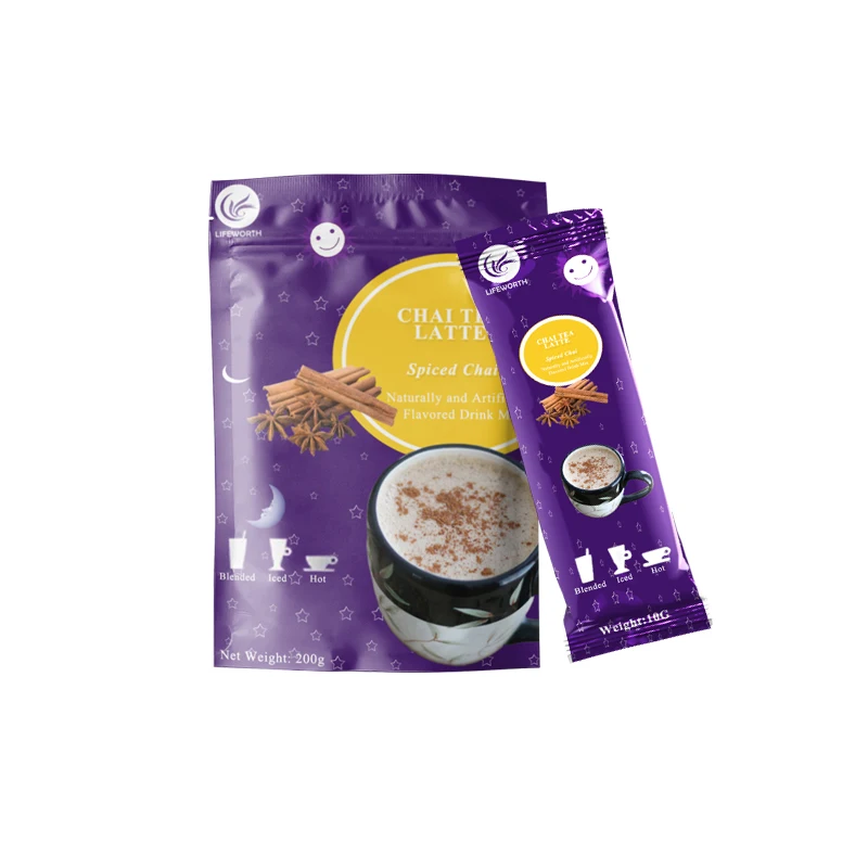 Lifeworth instant chai latte tea powder