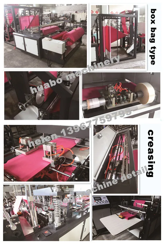 HBL-C700 Full Automatic Non Woven BOX Bag Making Machine