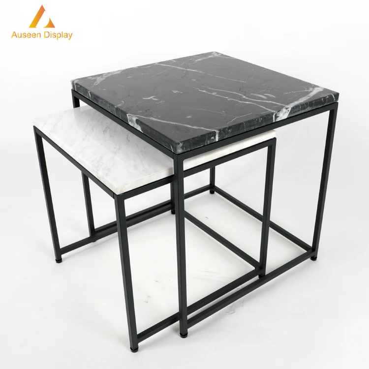
Small square marble table for living room 