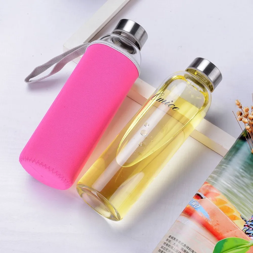 wholesale round voss glass bottles for mineral water for sale