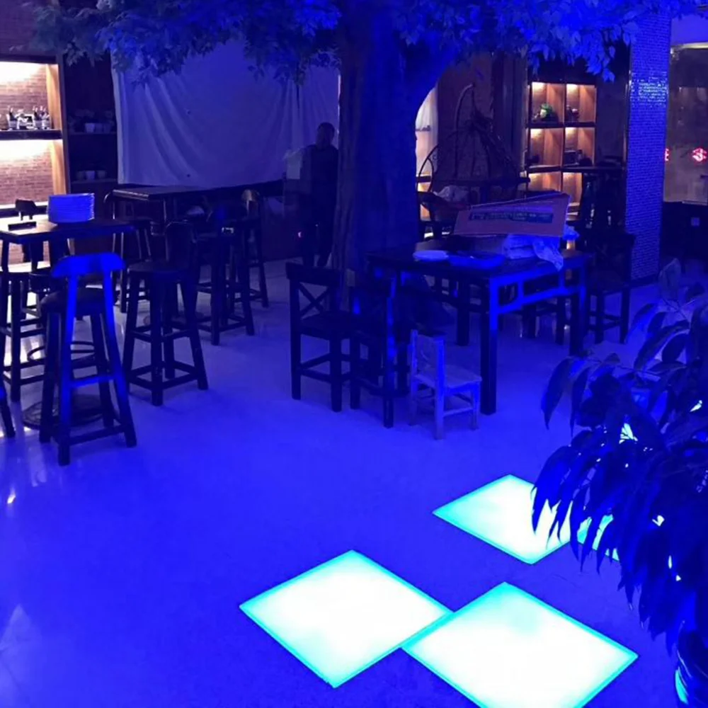 
RGB 5050 portable pressure sensitive disco lights interactive led floor for bar nightclub dancing 